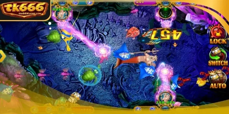 A massive blue dragon boss surrounded by explosions and gold coins.