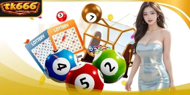 A transparent machine spinning numbered balls for a fair draw