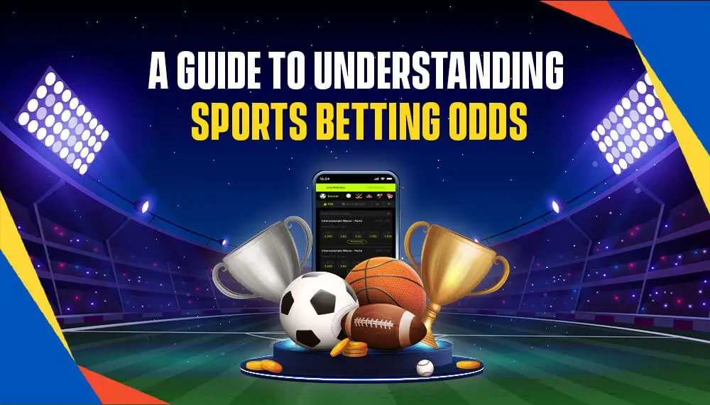 Sports betting odds showing probability and potential payout structure